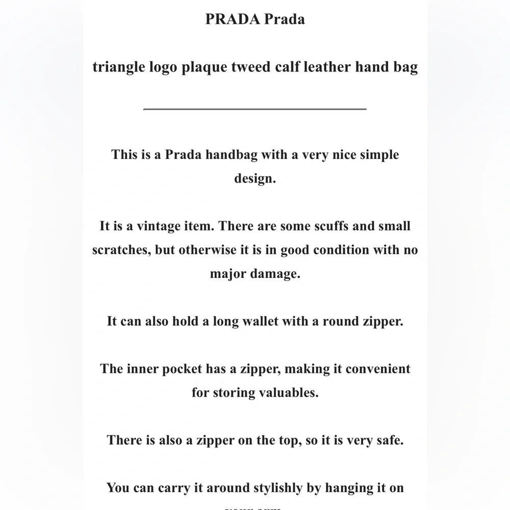 SOLD-SOLD Pre loved beautiful authentic PRADA handbag - Picture 5 of 10
